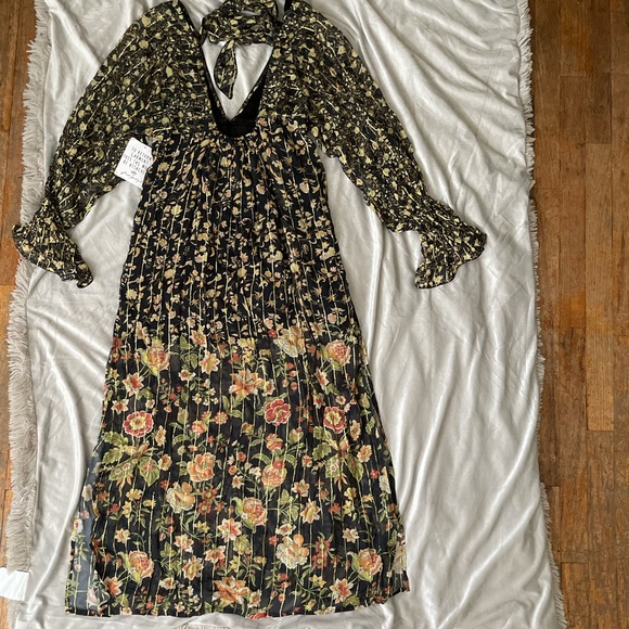 Free People x Rococo Sand Hana Printed Kaftan Dress - Picture 4 of 4